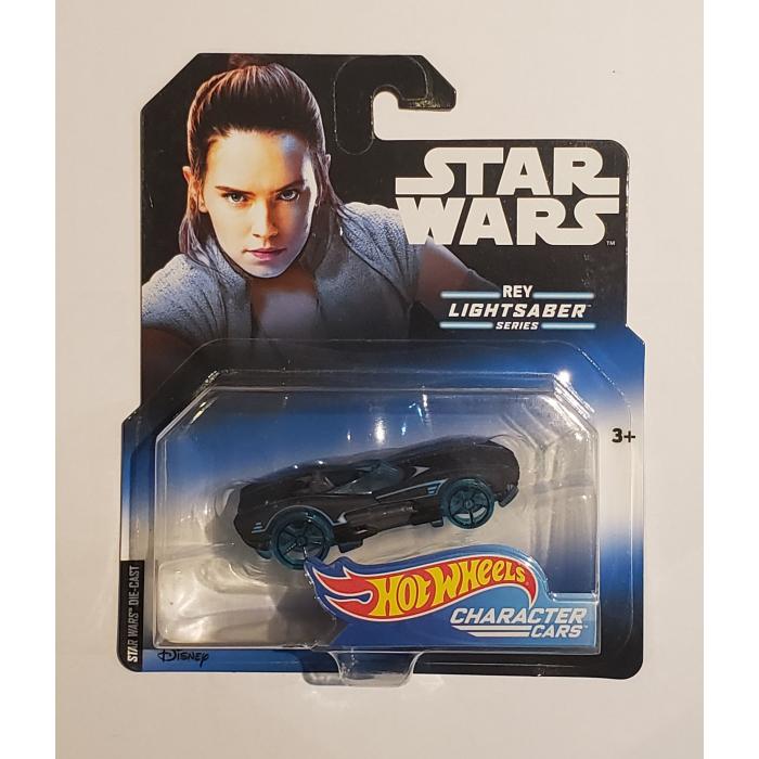 Hot Wheels Character Cars Lightsaber Series - Rey (Star Wars)