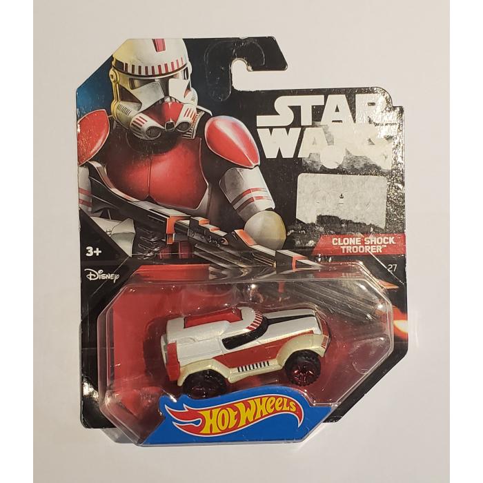 *Embalagem danificada* Hot Wheels Character Car Star Wars - Clone Shock Trooper