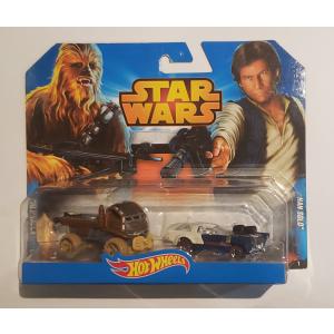 Hot Wheels Star Wars - Chewbacca And Han Solo (Pack de 2)
