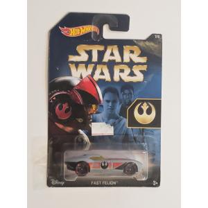 *Embalagem danificada* Hot Wheels Star Wars - Fast Felion