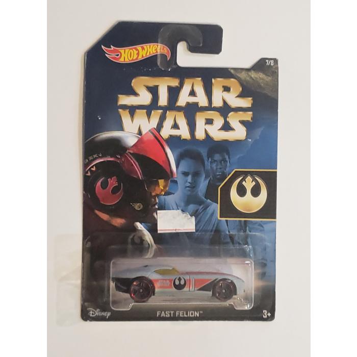 *Embalagem danificada* Hot Wheels Star Wars - Fast Felion