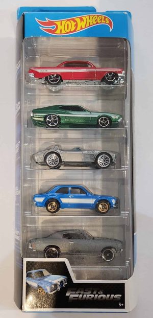 Hot Wheels Pack de 5 - Fast & Furious (Velozes e Furiosos)