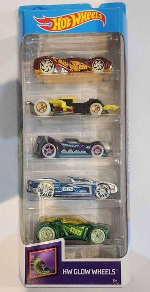Hot Wheels Pack de 5 - Glow Wheels