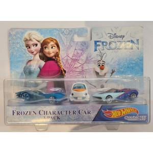 Hot Wheels Character Car -   Frozen Pack de 3