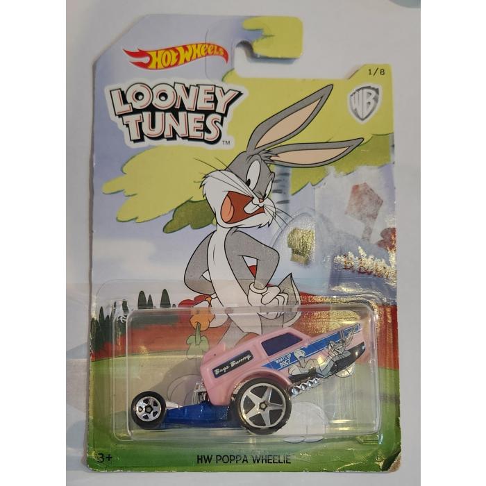 *Embalagem danificada* Hot Wheels Looney Tunes - Poppa Wheelie