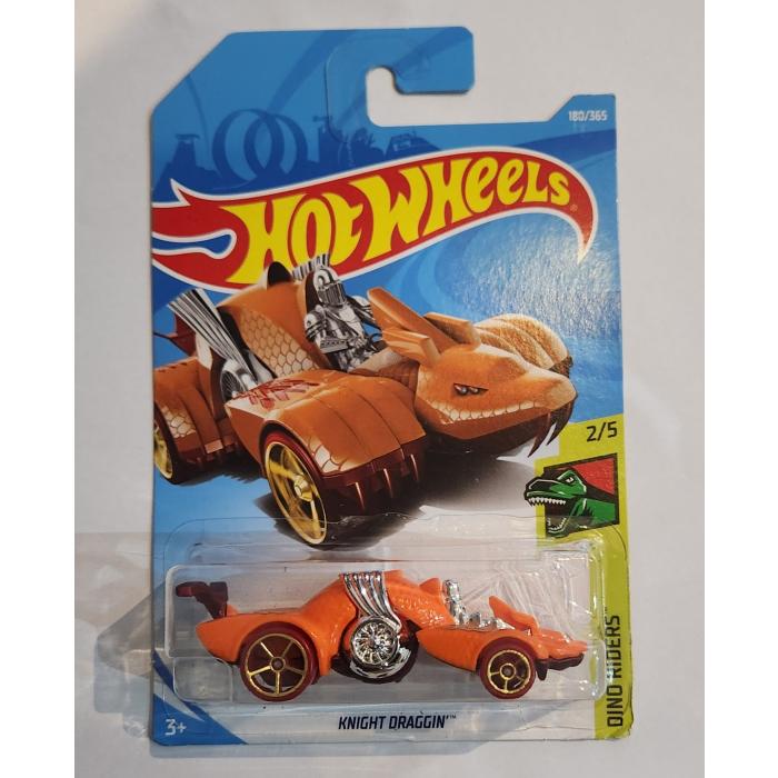*Embalagem danificada* Hot Wheels Dino Riders ‐ Knight Draggin