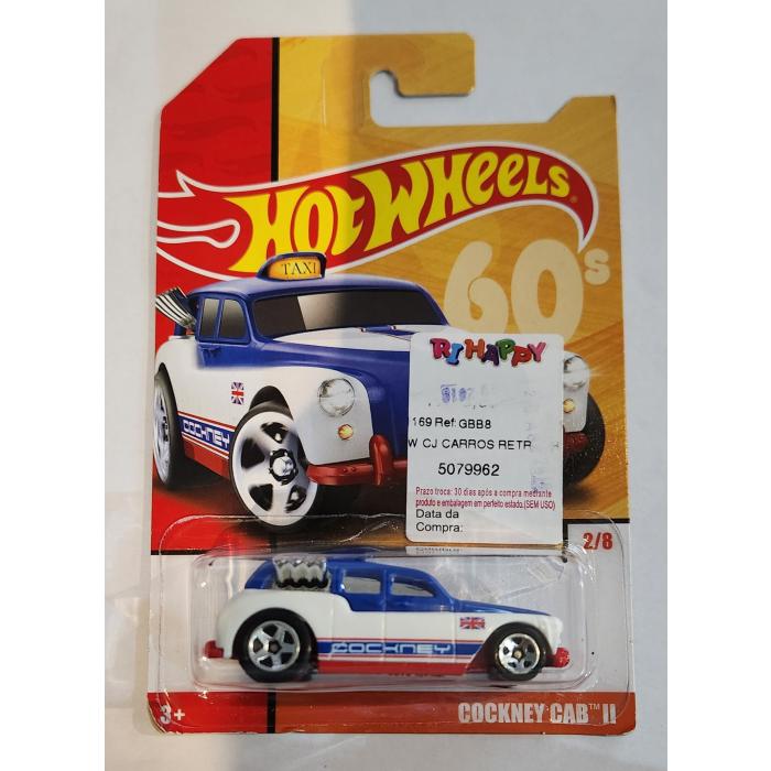 *Embalagem danificada* Hot Wheels Decades - Cockney Cab II