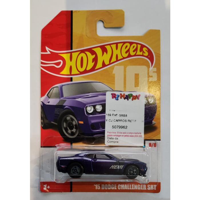 *Embalagem danificada* Hot Wheels Decades - '15 Dodge Challenger SRT