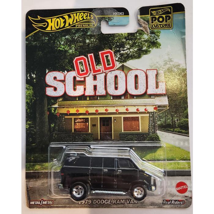 *Embalagem danificada* Hot Wheels Pop Culture - 1979 Dodge Ram Van