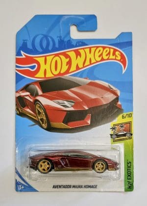 Super T-Hunt Hot Wheels Exotics - Aventador Miura Homage Lamborghini
