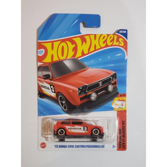 Hot Wheels Then and Now Hier ET Aujourd'Hui - 73 Honda Civic Custom/Personnalisé