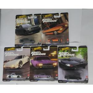 Hot Wheels Fast & Furious - Set Completo (5 miniaturas Velozes e Furiosos)