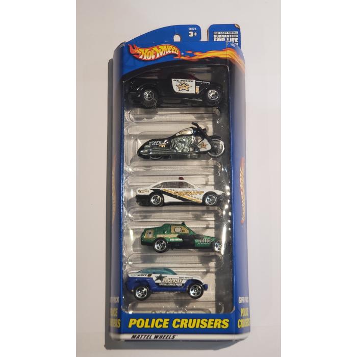 Hot Wheels Pack de 5 - Police Cruisers