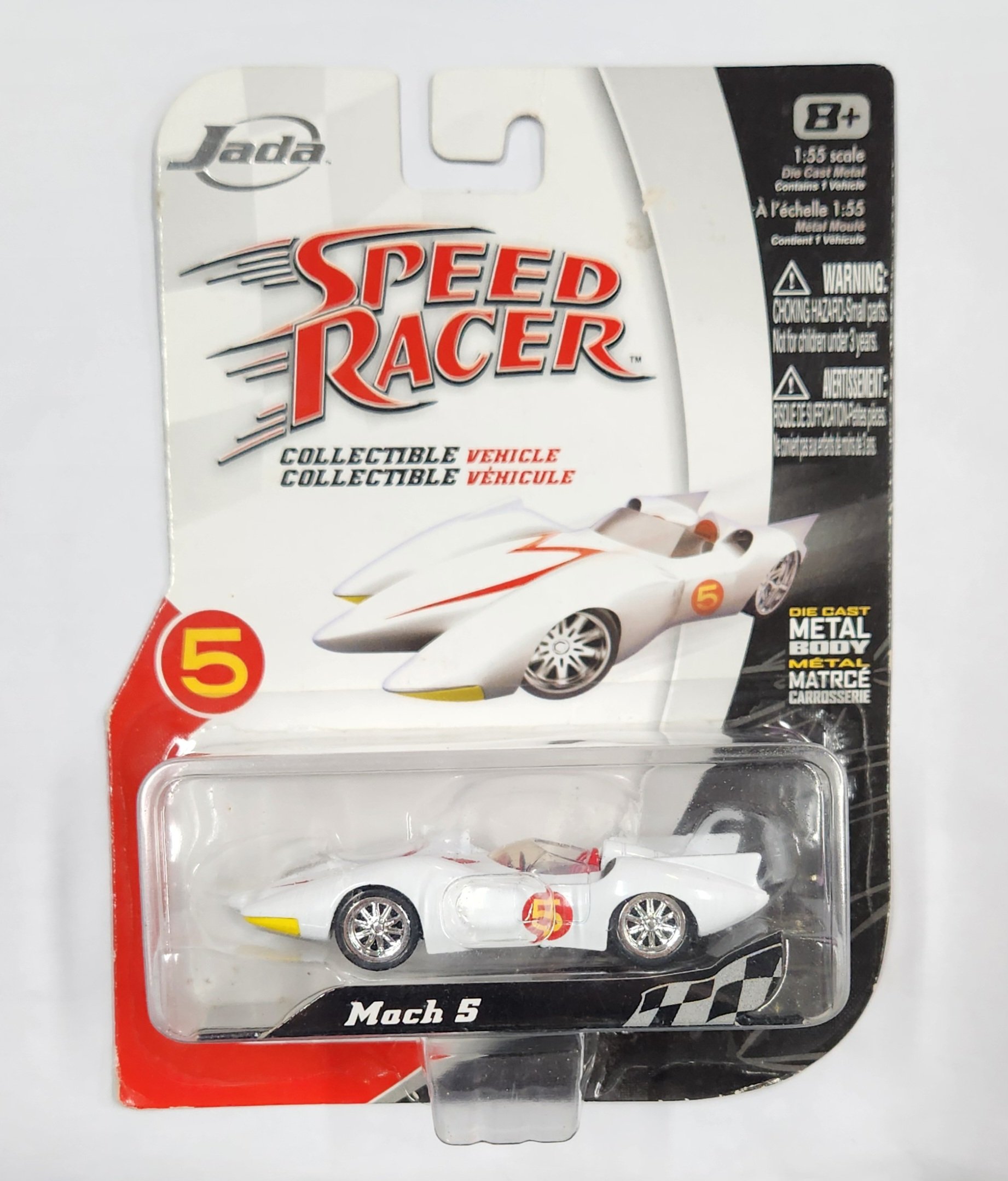 Embalagem danificada* Jada Speed Racer – Mach 5 – Universo Hot Wheels