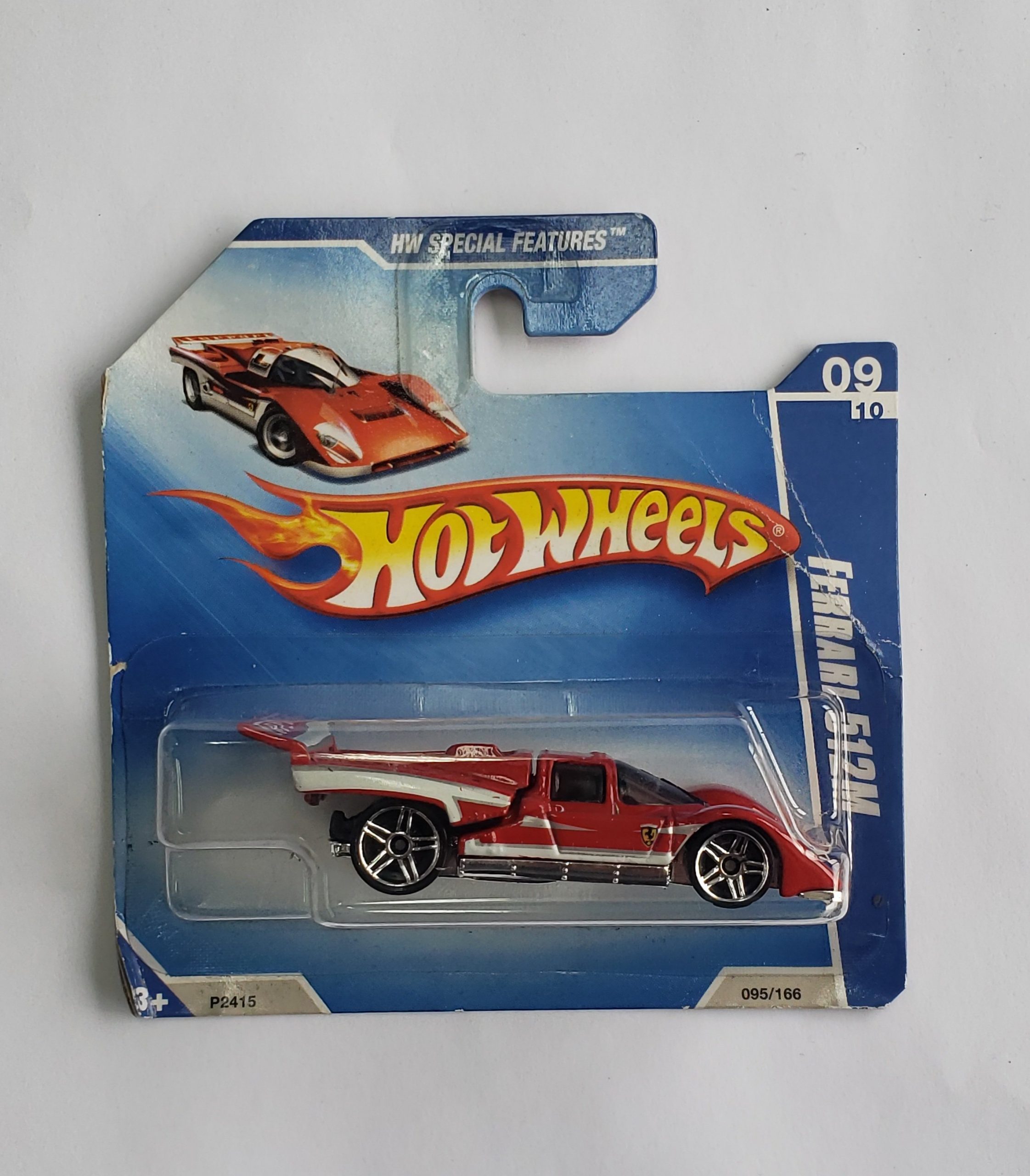 Embalagem danificada* Hot Wheels Special Features – Ferrari 512M