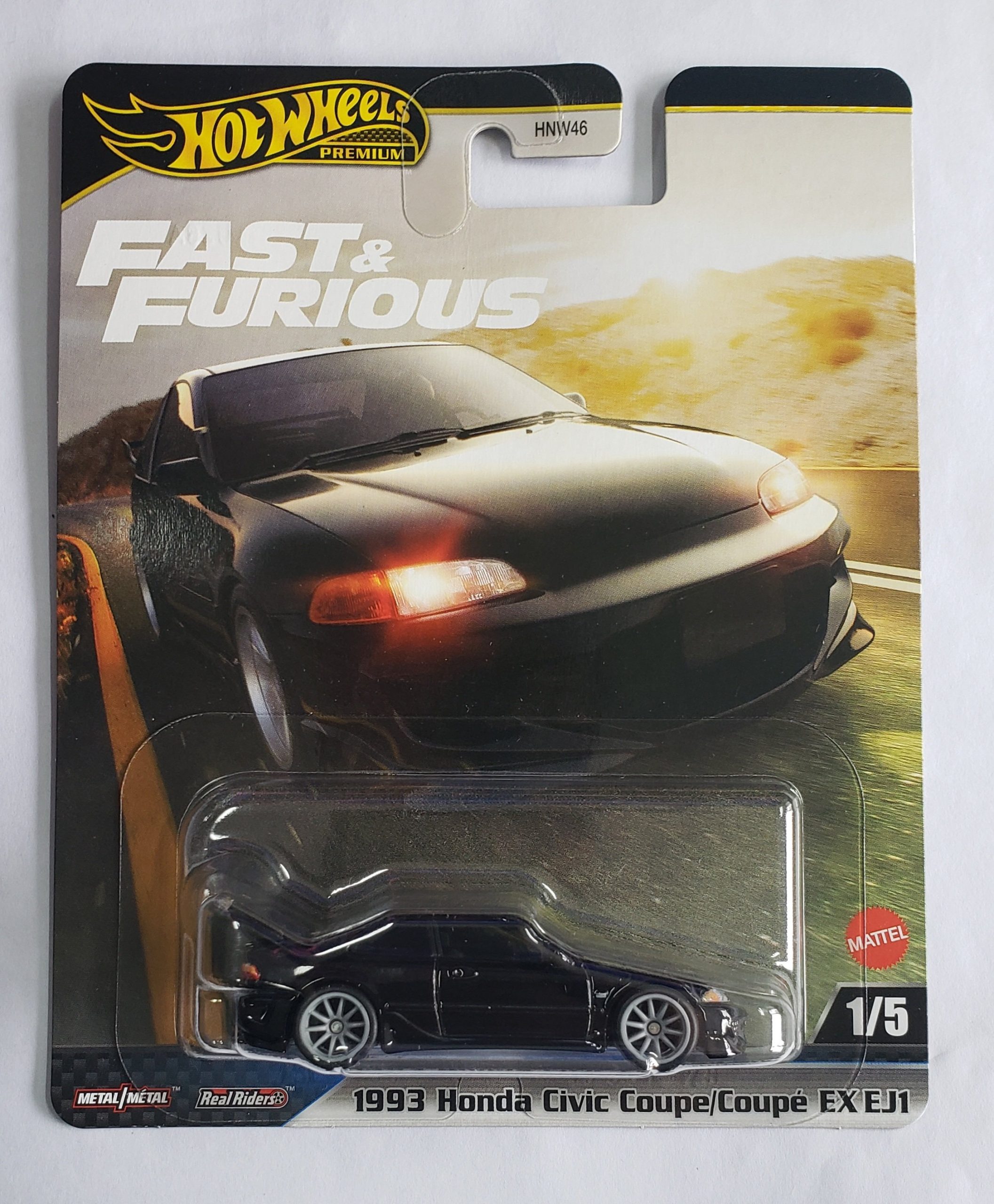 Hot Wheels Fast & Furious – 1993 Honda Civic Coupe (Velozes e