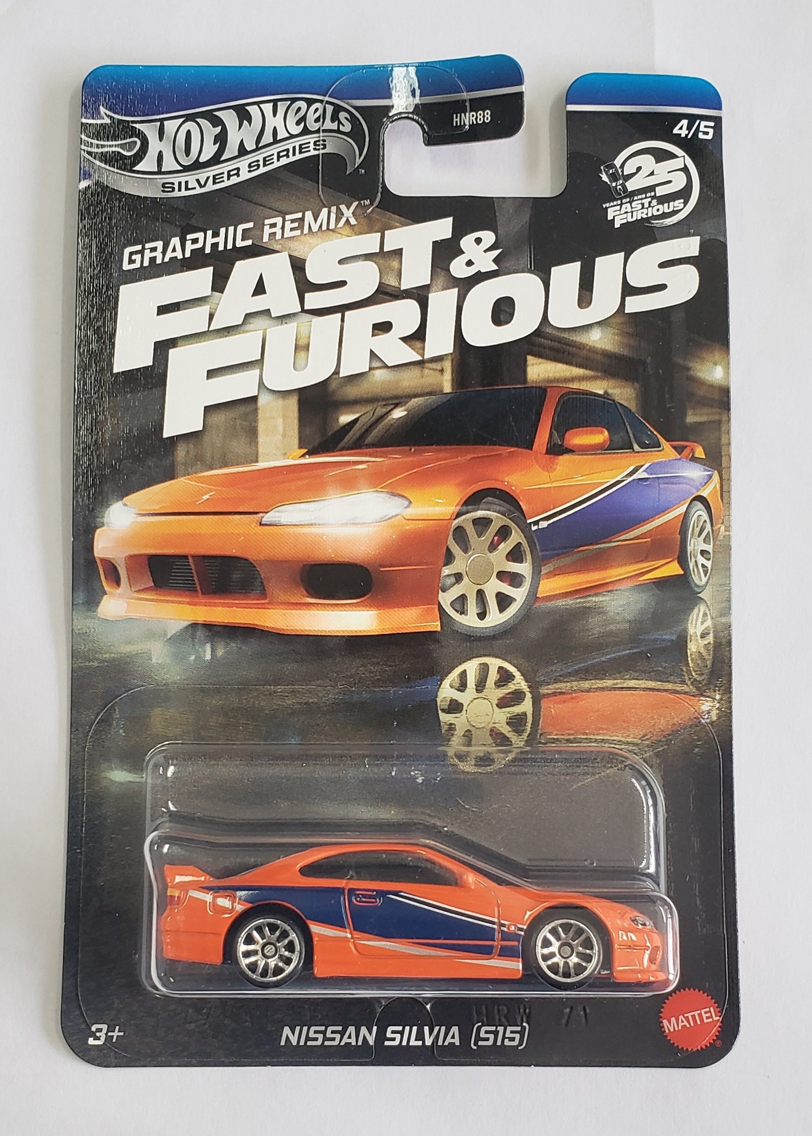 Hot Wheels Graphics Remix Fast & Furious – Nissan Silvia (S15