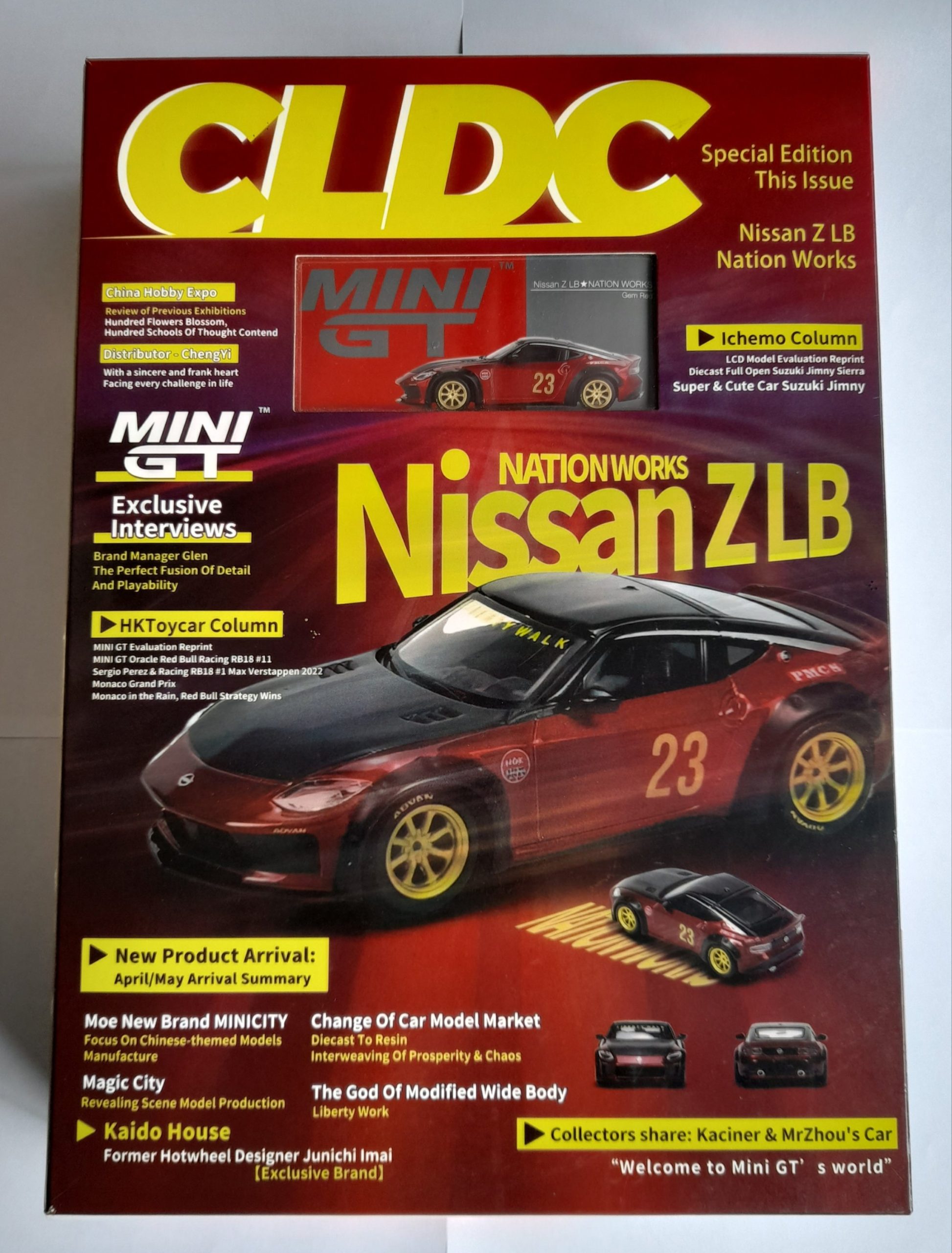 Special Edition CLDC Mini GT – 64 Nissan Z LB Nation Works Gem Red
